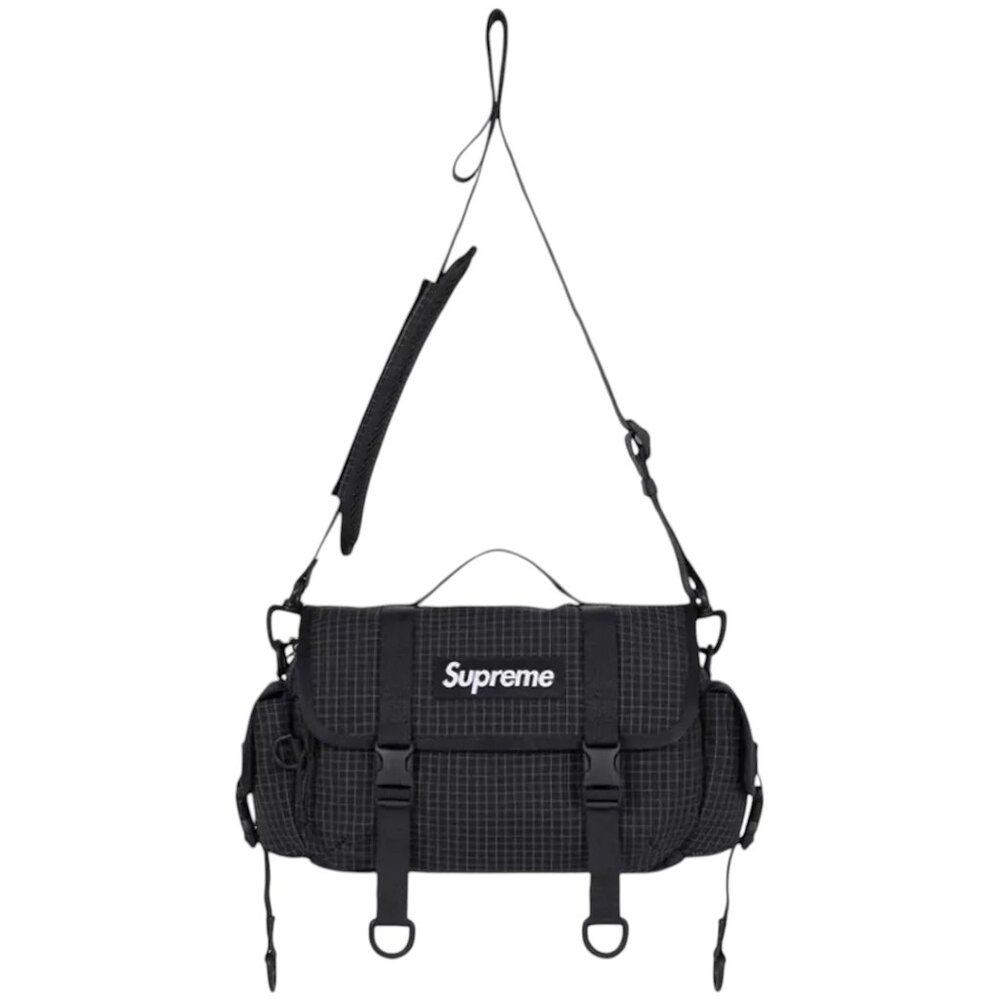 Supreme SS24 Mini Duffle Bag Black - Picture 7 of 7